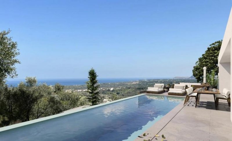 Ag. Triada bei Rethymno Kreta, Ag. Triada: Luxusvilla als Teil eines Komplexes zu verkaufen Haus kaufen